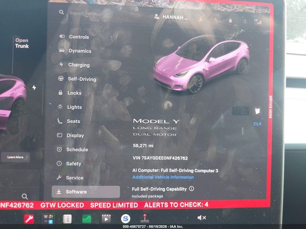 2022 TESLA MODEL Y