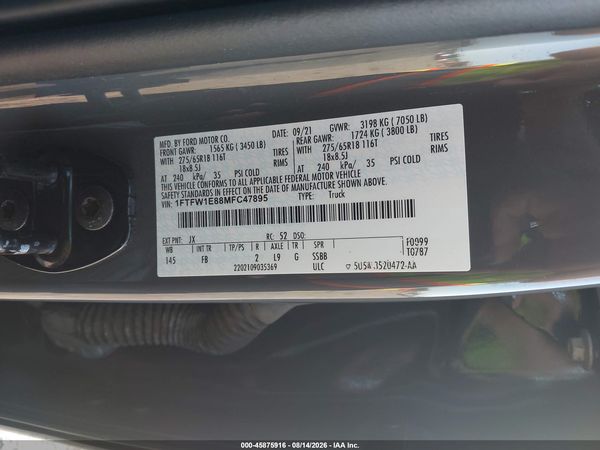2021 FORD F-150