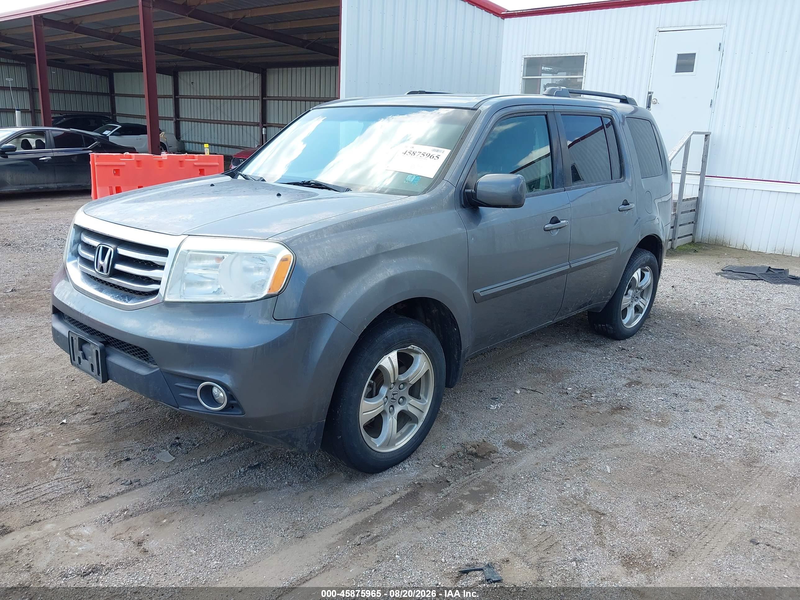 2013 HONDA PILOT EX-L — I2