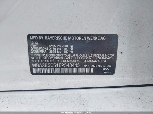 2014 BMW 328I XDRIVE
