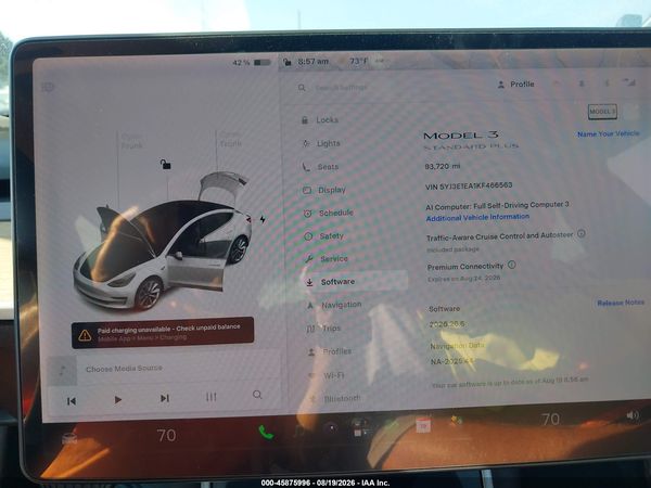 2019 TESLA MODEL 3