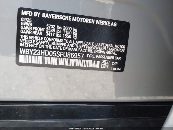 2025 BMW I4 GRAN COUPE EDRIVE40