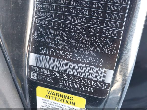 2016 LAND ROVER DISCOVERY SPORT SE