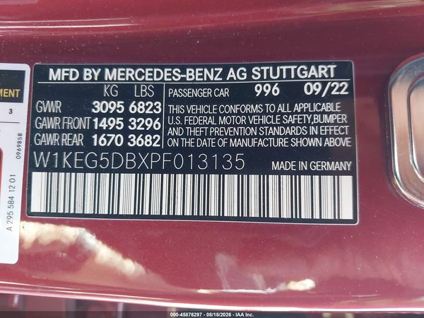2023 MERCEDES-BENZ AMG EQE 4MATIC
