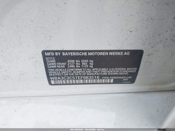 2014 BMW 320I XDRIVE