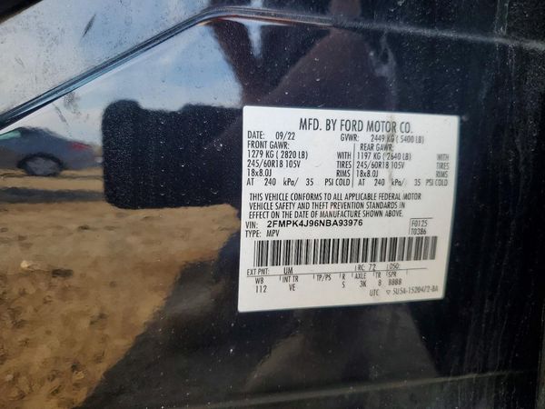 2022 FORD EDGE SEL