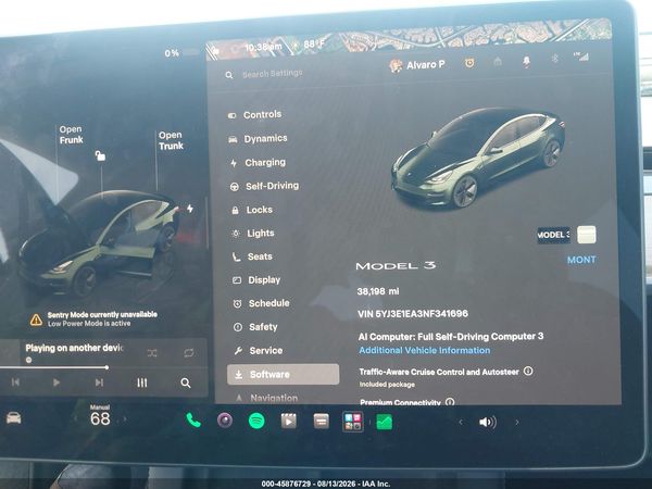 2022 TESLA MODEL 3 REAR-WHEEL DRIVE