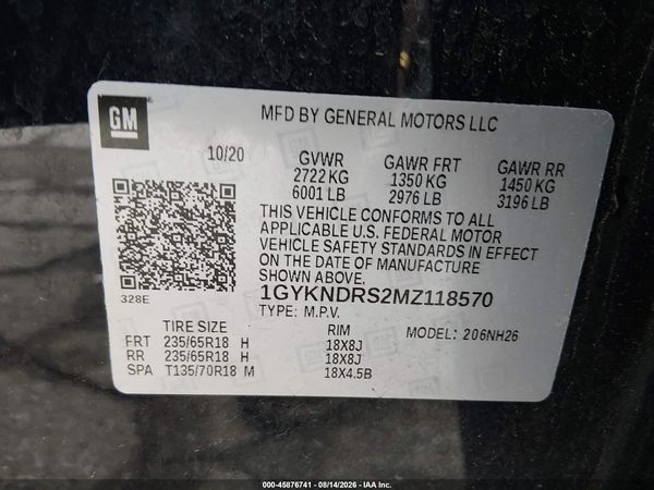 2021 CADILLAC XT5 AWD PREMIUM LUXURY