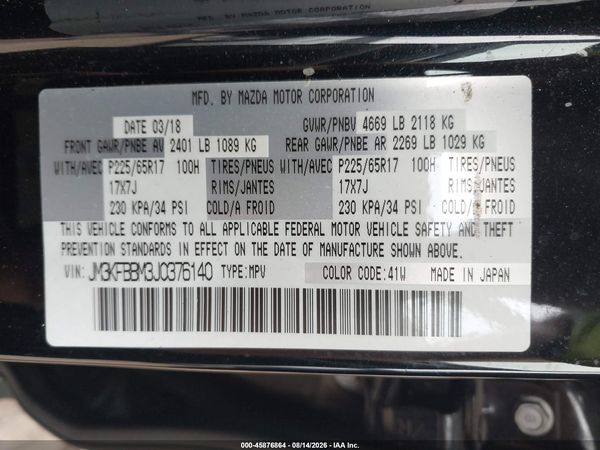 2018 MAZDA CX-5 SPORT
