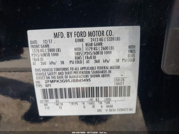2018 FORD EDGE SE