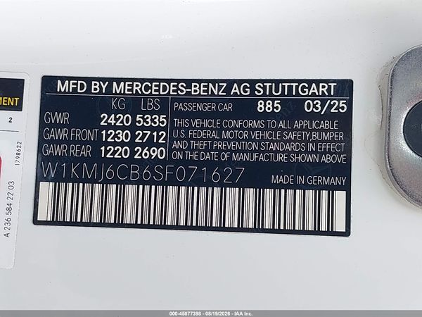 2025 MERCEDES-BENZ AMG CLE 53