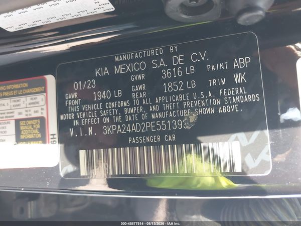 2023 KIA RIO LX