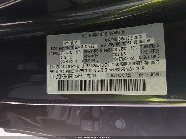 2024 MAZDA CX-90 3.3 TURBO PREMIUM PLUS