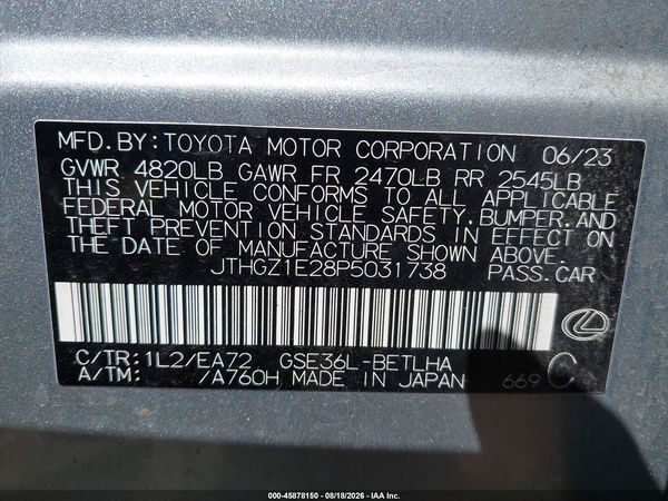 2023 LEXUS IS 350 F SPORT
