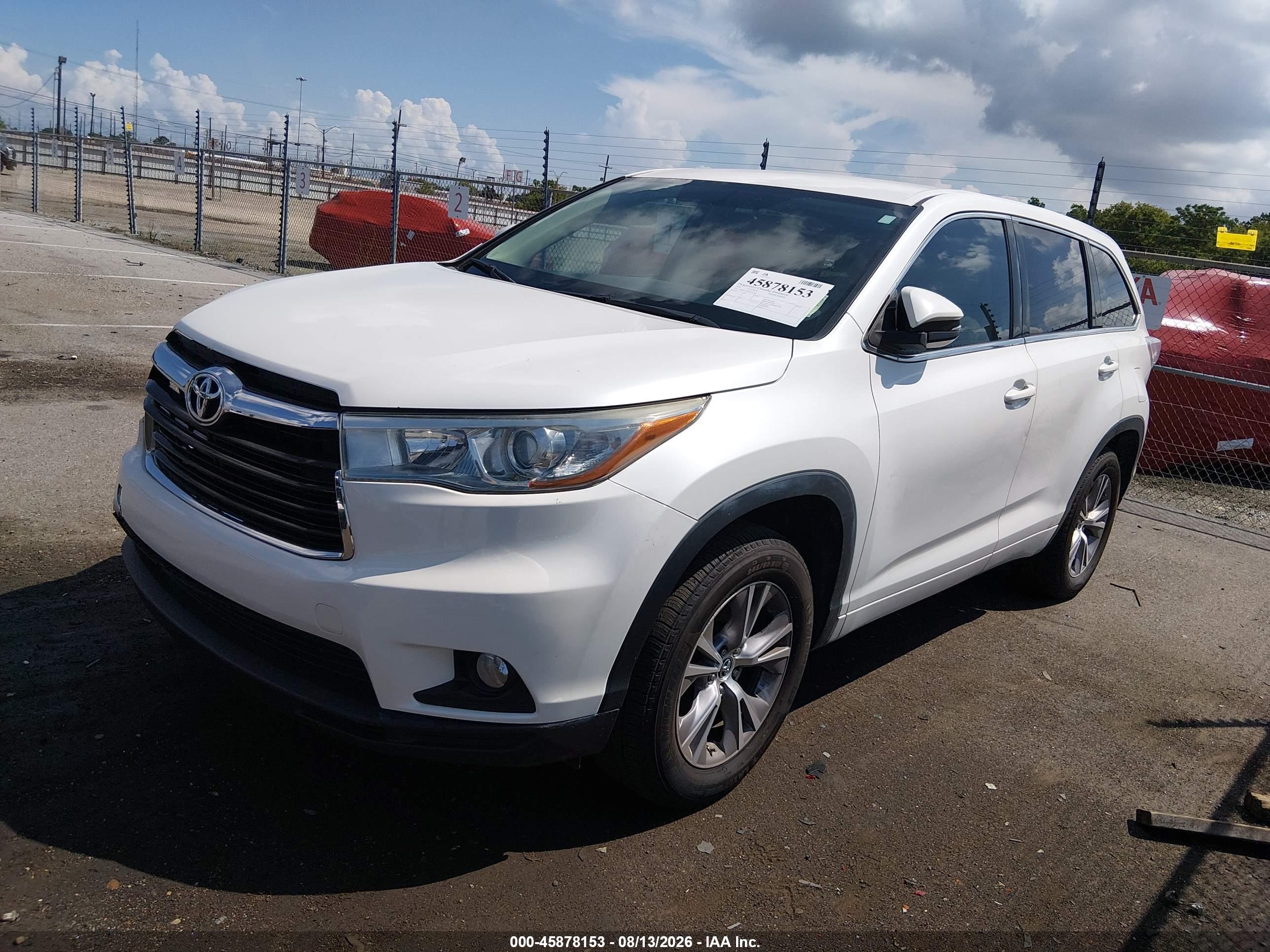 2016 TOYOTA HIGHLANDER LE PLUS V6