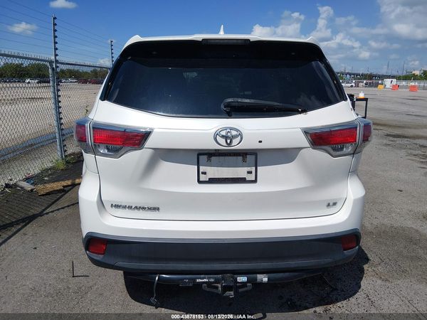 2016 TOYOTA HIGHLANDER LE PLUS V6