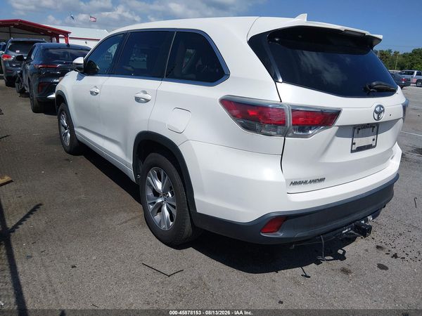 2016 TOYOTA HIGHLANDER LE PLUS V6