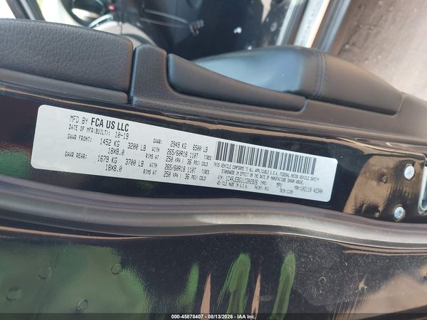 2020 JEEP GRAND CHEROKEE LIMITED 4X2