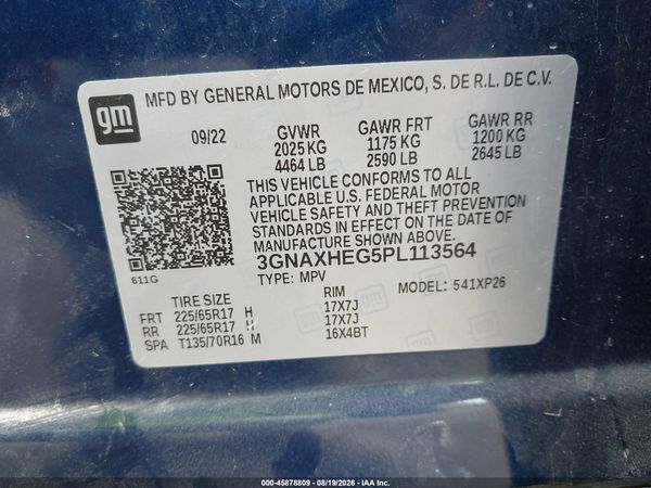 2023 CHEVROLET EQUINOX FWD LS — I9