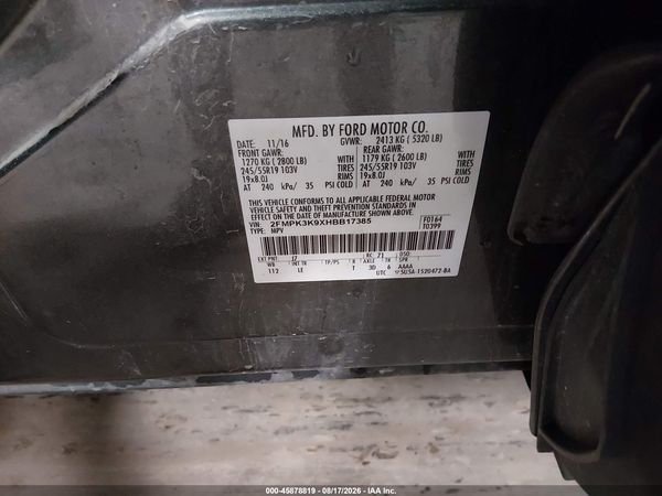 2017 FORD EDGE TITANIUM