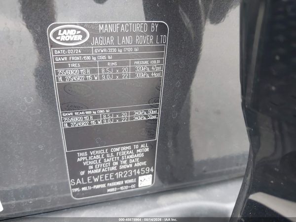 2024 LAND ROVER DEFENDER