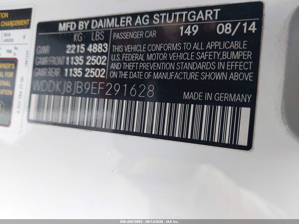 2014 MERCEDES-BENZ E 350 4MATIC