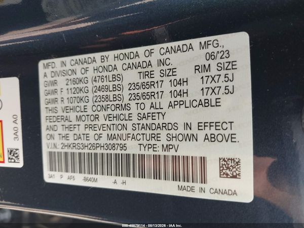 2023 HONDA CR-V LX 2WD
