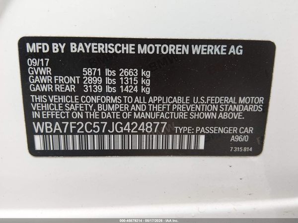 2018 BMW ALPINA B7 XDRIVE