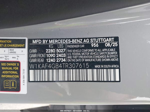 2026 MERCEDES-BENZ C 300 C300