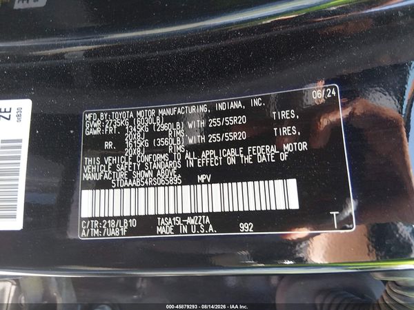 2024 TOYOTA GRAND HIGHLANDER PLATINUM