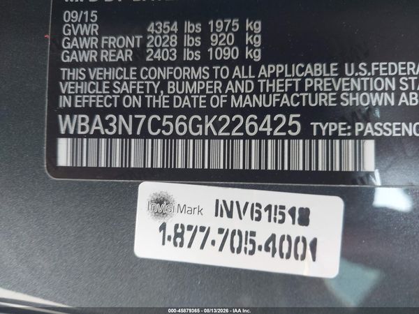 2016 BMW 428I