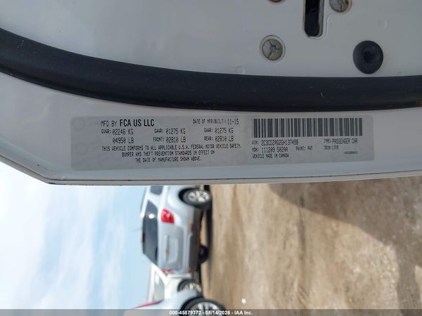 2016 DODGE CHALLENGER SXT