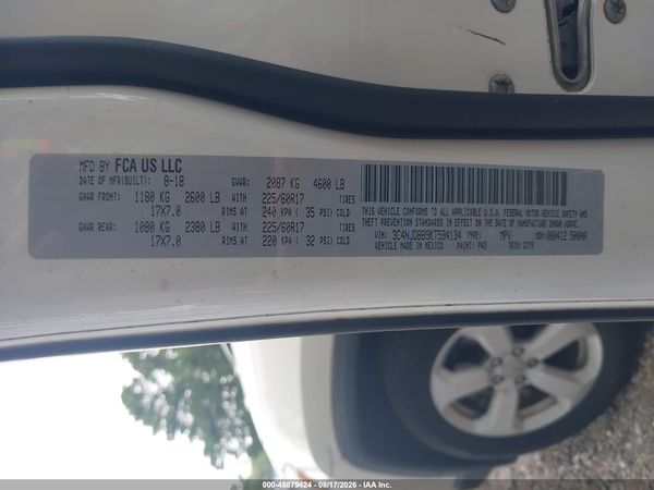 2019 JEEP COMPASS LATITUDE 4X4