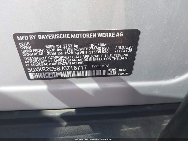 2018 BMW X5 SDRIVE35I