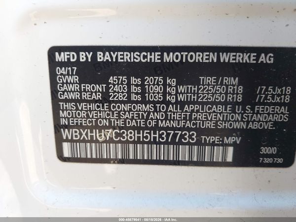 2017 BMW X1 SDRIVE28I