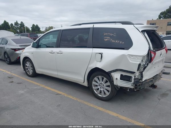 2017 TOYOTA SIENNA XLE 7 PASSENGER