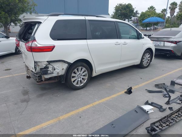 2017 TOYOTA SIENNA XLE 7 PASSENGER