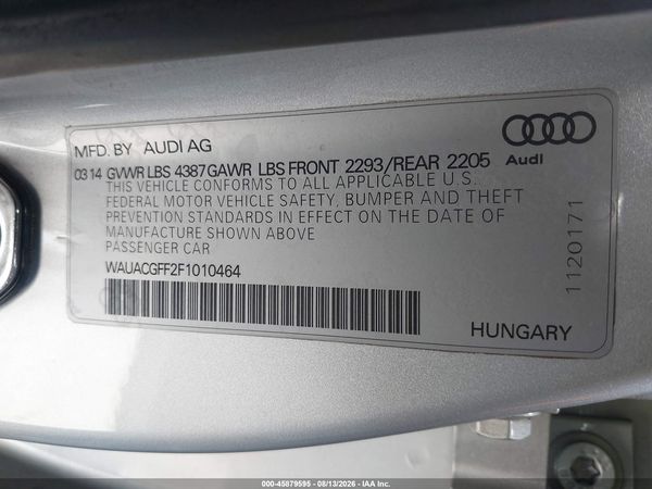 2015 AUDI A3 1.8T PREMIUM