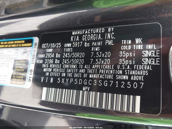 2025 KIA TELLURIDE SX PRESTIGE X-LINE
