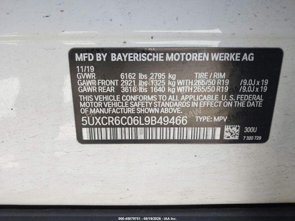 2020 BMW X5 XDRIVE40I