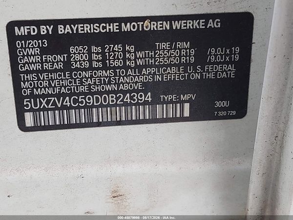 2013 BMW X5