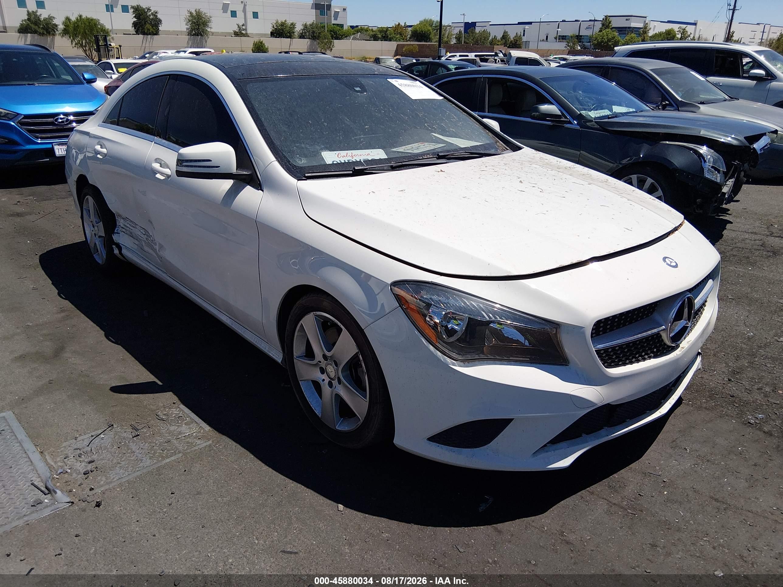 2016 MERCEDES-BENZ CLA 250 CLA250