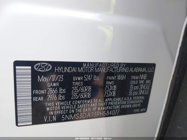 2023 HYUNDAI SANTA FE SEL