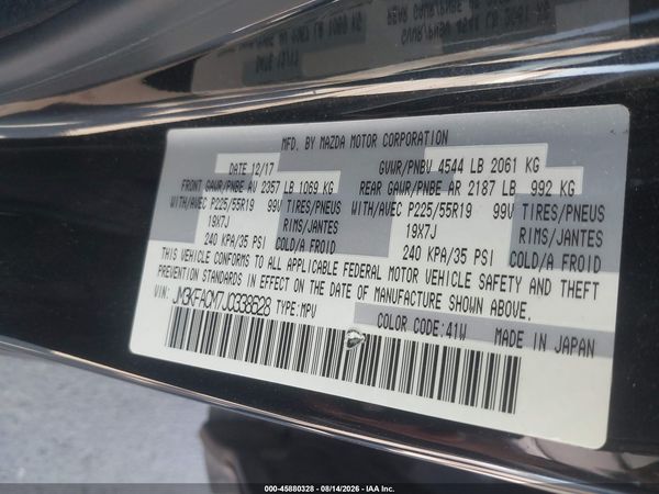 2018 MAZDA CX-5 TOURING