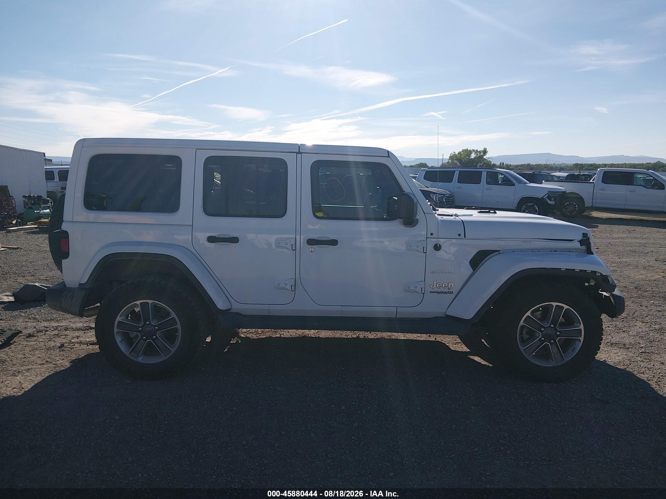 2019 JEEP WRANGLER UNLIMITED SAHARA 4X4