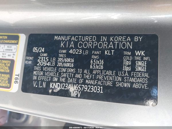 2025 KIA SOUL LX