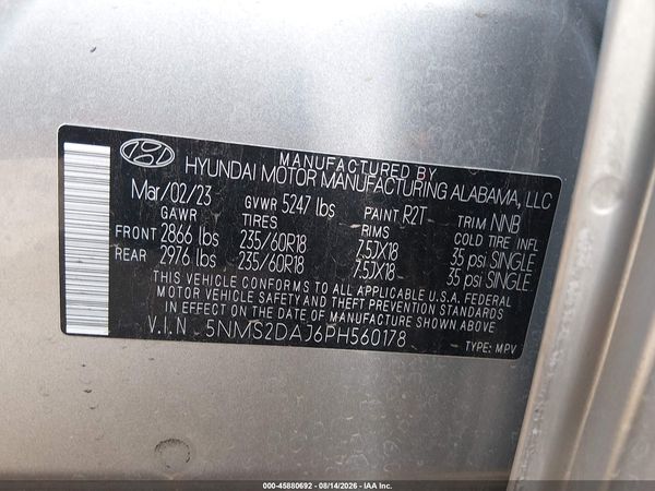 2023 HYUNDAI SANTA FE SEL