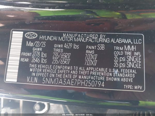 2023 HYUNDAI TUCSON SE