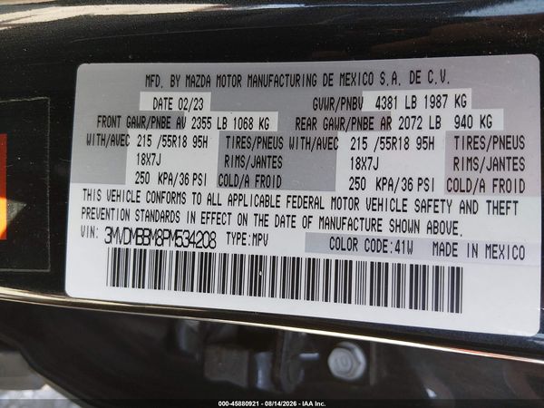 2023 MAZDA CX-30 2.5 S SELECT