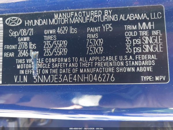 2022 HYUNDAI TUCSON LIMITED